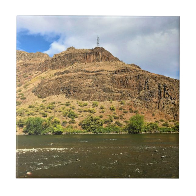 Snake River, Oxbow, Idaho Kakelplatta (Framsidan)