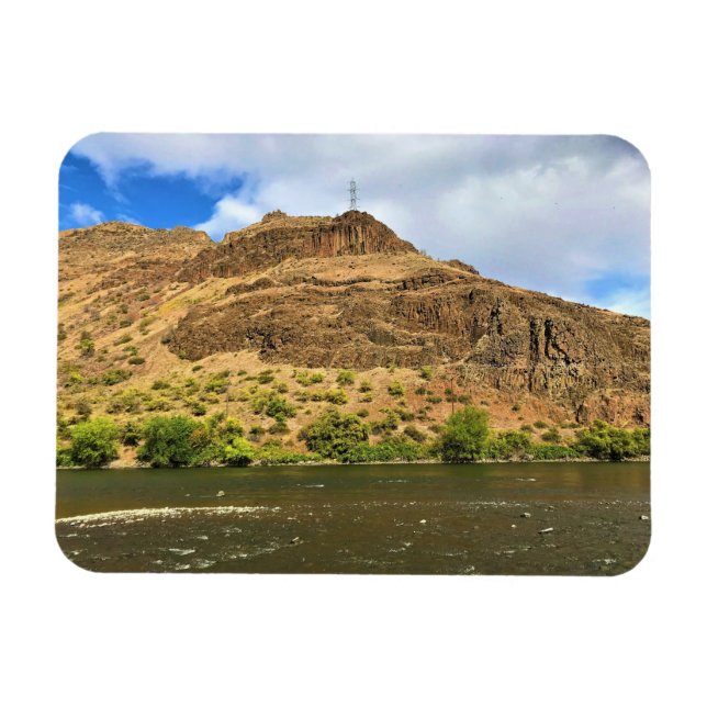 Snake River, Oxbow, Idaho Magnet (Horisontell)