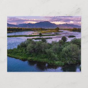 Snake River Sunset - Swan Valley - Idaho Vykort