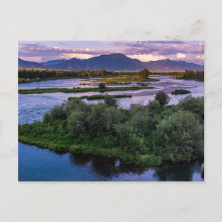 Snake River Sunset - Swan Valley - Idaho Vykort