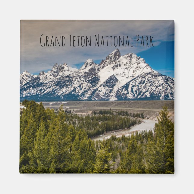 Snake River Tetons Magnet (Framsidan)