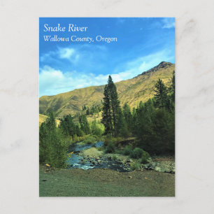 Snake River, Wallowa County, ELLER Postcard Vykort
