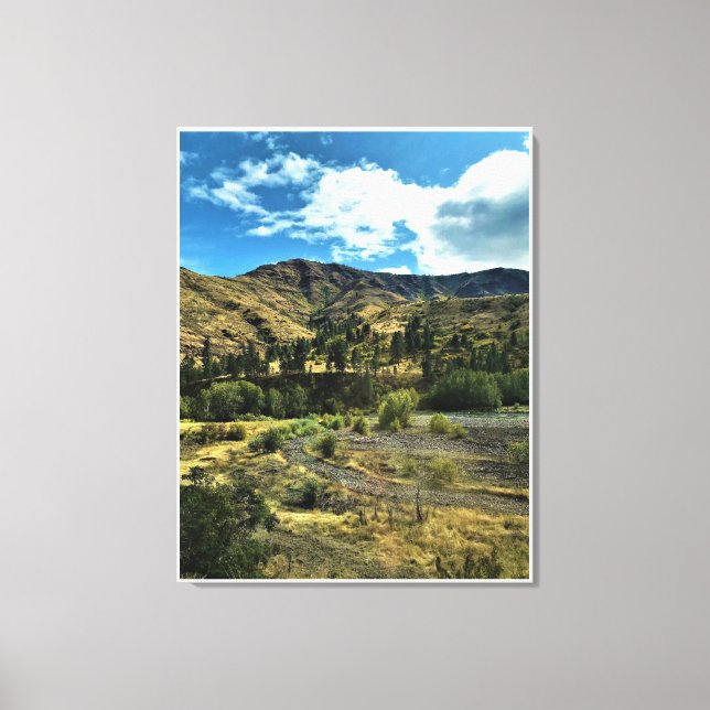 Snake River, Wallowa County, Oregon Canvastryck (Framsida)
