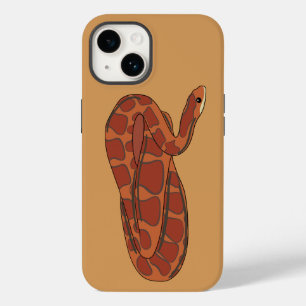 Snake, rödaktig, Orange Illustrated, maj