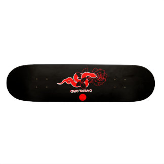 Snake&Rose: Rött pricka Mini Skateboard Bräda 18,5 Cm