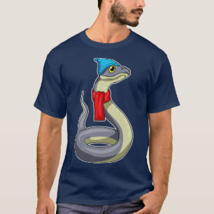 Snake Scarf Beanie T Shirt