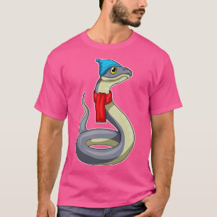 Snake Scarf Beanie T Shirt