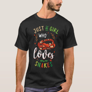 Snake Serpent bara en flicka som Kärlek ormar 1 T Shirt