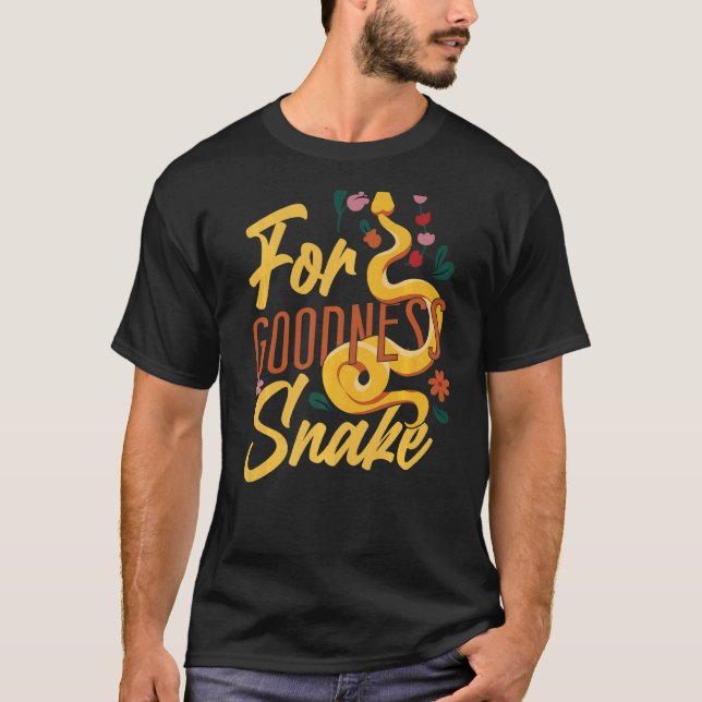 Snake Serpent Pun for Godhet Snake T Shirt (Framsida)