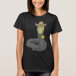Snake sheriff Cowboyhatt T Shirt