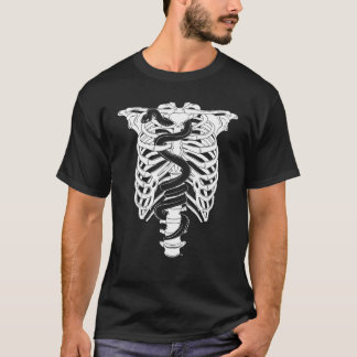 Snake Skeleton Reptile Animal Boa Snake T Shirt