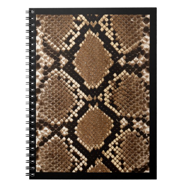 Snake Skin-anteckningsbok Anteckningsbok (Framsidan)