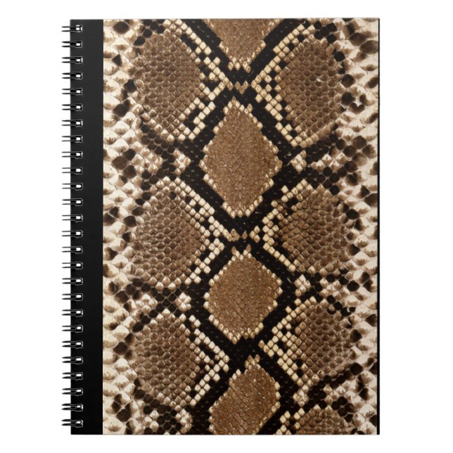 Snake Skin-anteckningsbok Anteckningsbok (Framsidan)