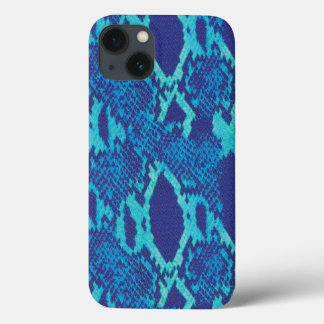 Snake Skin Blue Design