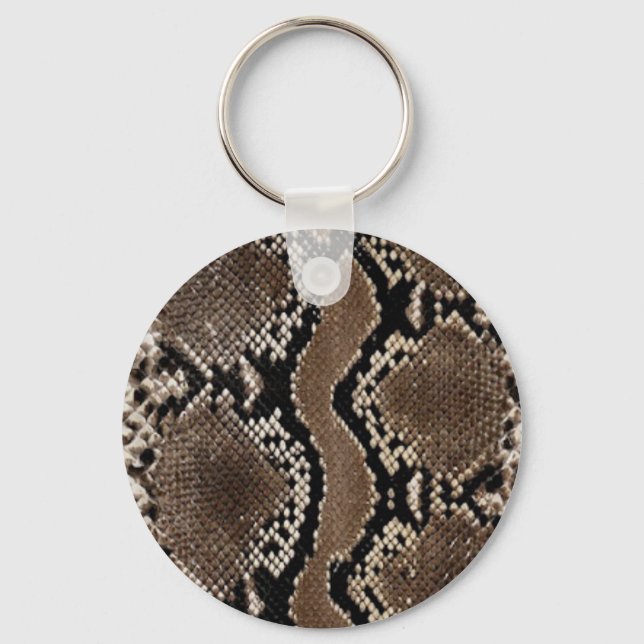 SNAKE SKIN DESIGN KEYCHAIN NYCKELRING (Framsida)