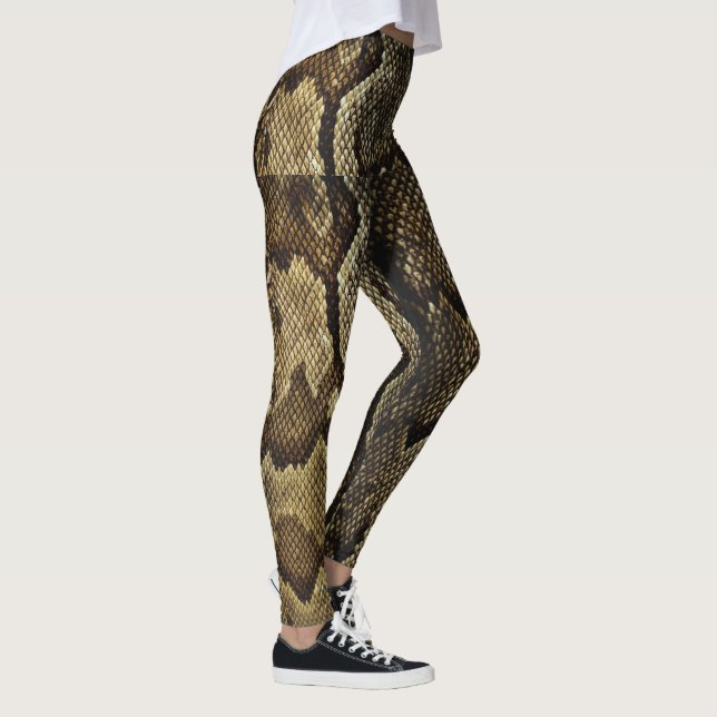 Snake Skin-design Leggings (Höger)