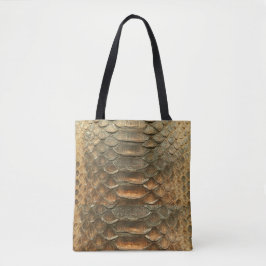 Snake Skin design Toit Bag Tygkasse