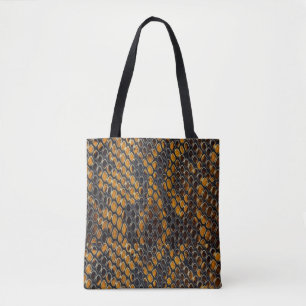 Snake Skin design Toit Bag Tygkasse