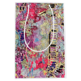 Snake Skin Gift Bag Fold Vibrant Colorful