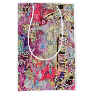 Snake Skin Gift Bag Fold Vibrant Colorful