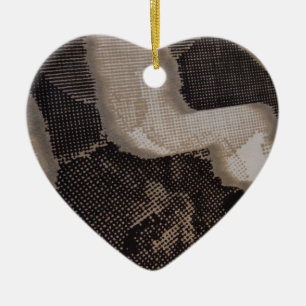 SNAKE SKIN JULGRANSPRYDNAD KERAMIK