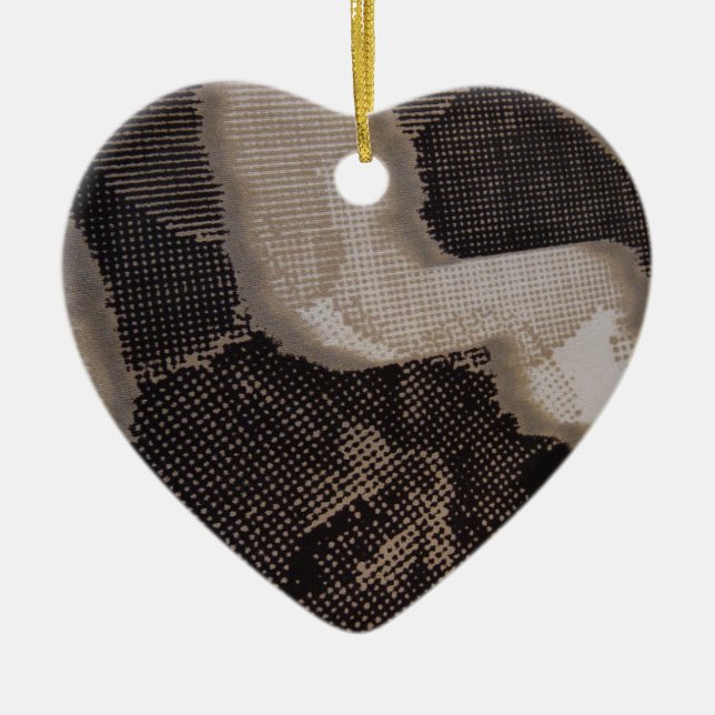 SNAKE SKIN JULGRANSPRYDNAD KERAMIK (Framsidan)