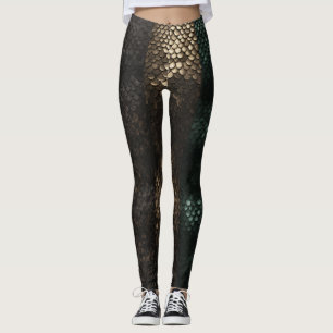 Snake skin leggings