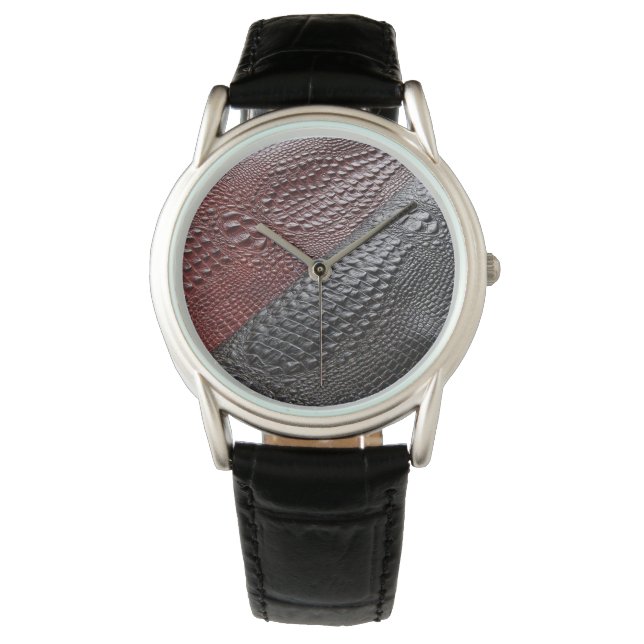Snake Skin Struktur Armbandsur (Framsida)