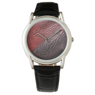 Snake Skin Struktur Armbandsur