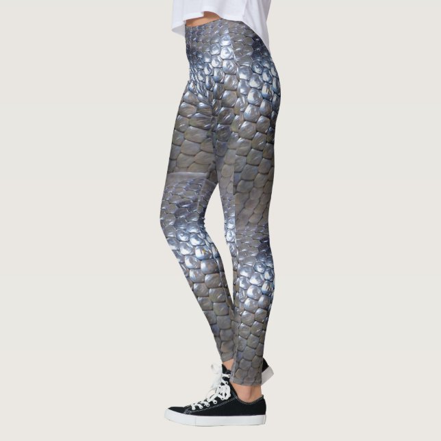 Snake Skin Struktur Leggings (Vänster)