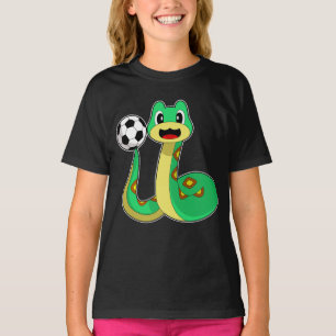 Snake Soccer-spelare T Shirt