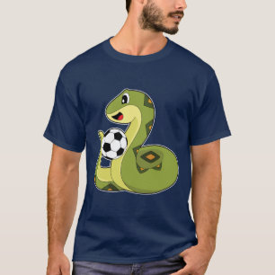 Snake Soccer-spelare T Shirt