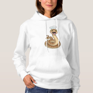 Snake som Cook med Chef hat T Shirt