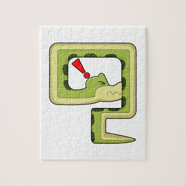 Snake-spel Pussel (Vertikal)