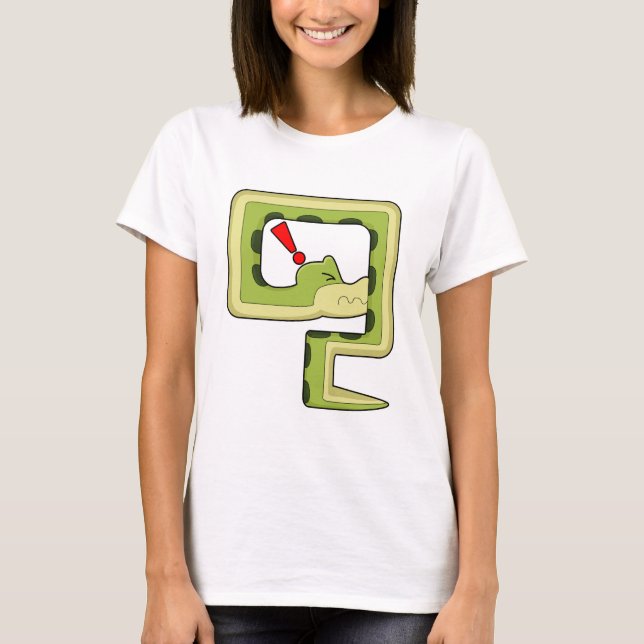 Snake-spel T Shirt (Framsida)