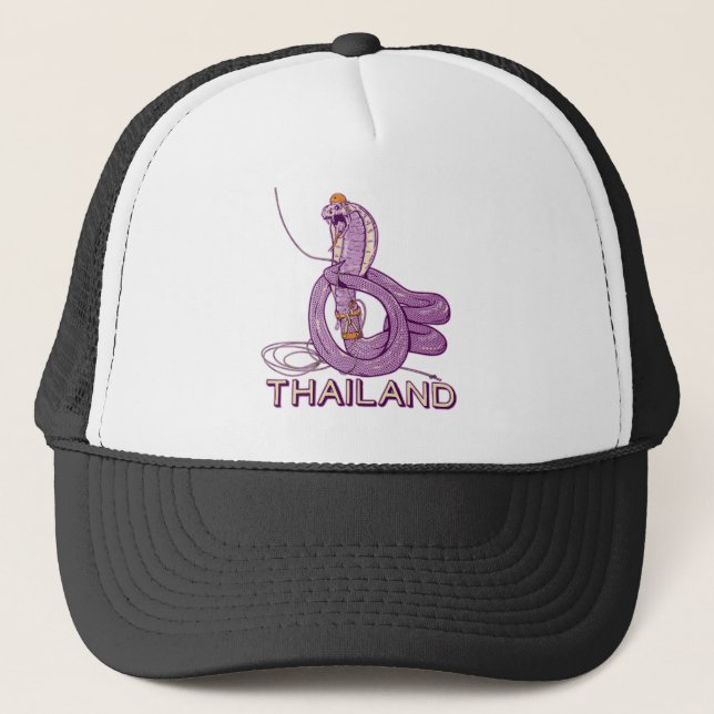 Snake Sten klättrade i Thailand Keps (Framsida)