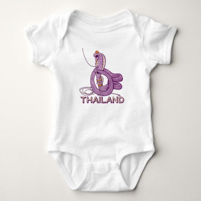 Snake Sten klättrade i Thailand T Shirt (Framsida)