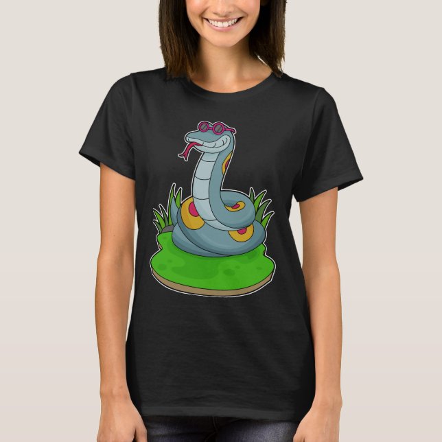 Snake Sunglasses T Shirt (Framsida)