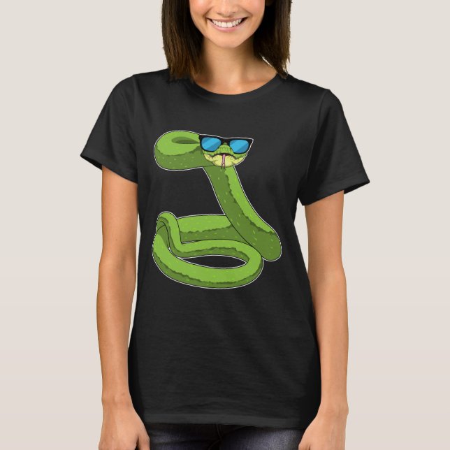 Snake Sunglasses T Shirt (Framsida)
