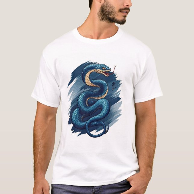 snake  t shirt (Framsida)