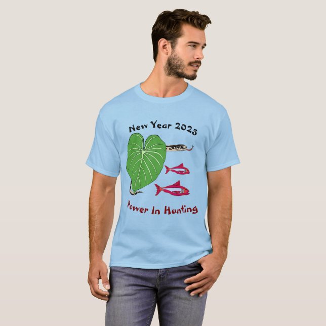 Snake t-shirt för manar`2025 (Hel framsida)