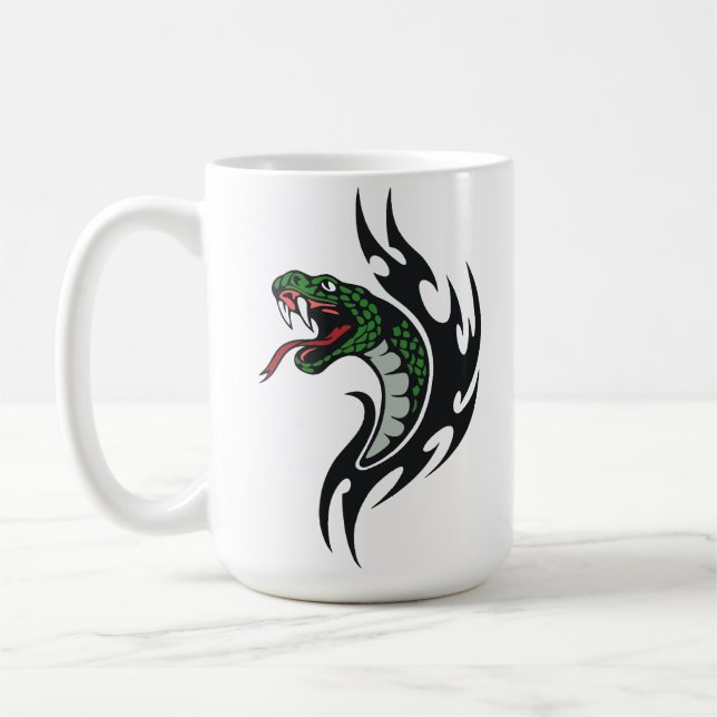 Snake tatuering kaffemugg (Vänster)