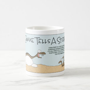 Snake Tells a Artikel Kaffemugg