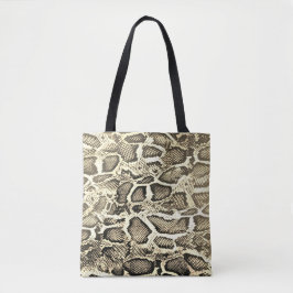 "Snake" Tote Bag Tygkasse
