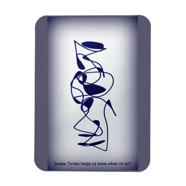 Snake Totem Magnet (Vertikal)