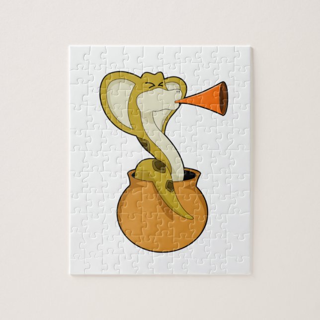 Snake Trumpet Music Pussel (Vertikal)