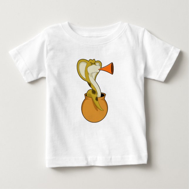Snake Trumpet Music T Shirt (Framsida)