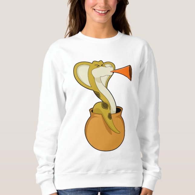 Snake Trumpet Music T Shirt (Framsida)