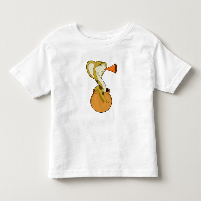 Snake Trumpet Music T Shirt (Framsida)
