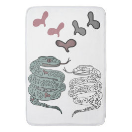 Snake-utskrift Badrumsmatta